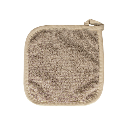 RITZ Classic Solid Pot Holder 100% Cotton Terry Taupe 32533